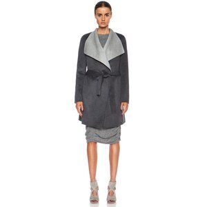 Joseph Grey Doubleface "Lisa Long" Coat, size 34. Fits like a size 2